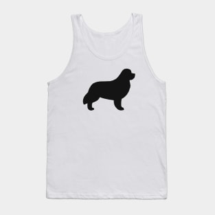 Newfoundland Dog Silhouette Tank Top